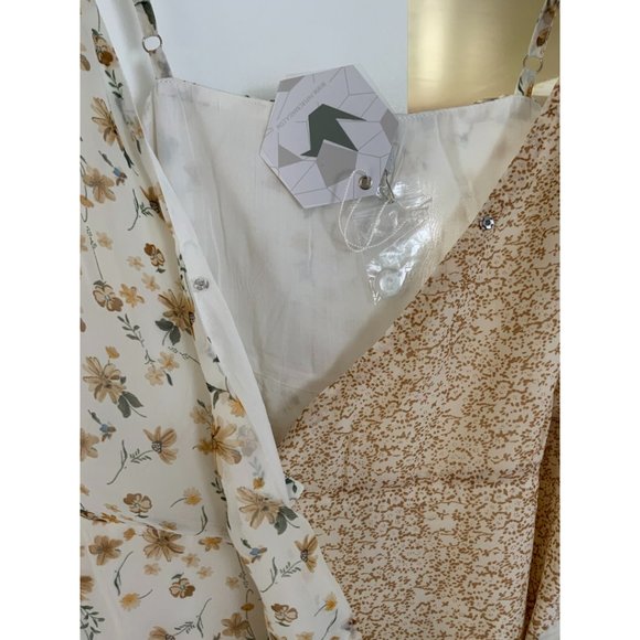 FLORAL WRAP SUMMER DRESS - Picture 8 of 10